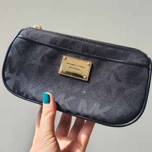 NWOT- Black Michael Kors Makeup pouch